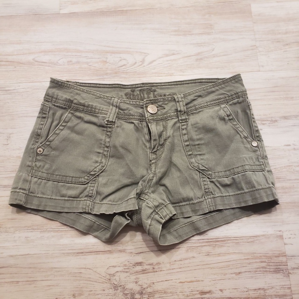Wallflower Green Shorts